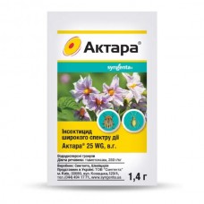 Інсектицид Актара 25 WG, в. г. 1,4 г, Syngenta Інсектицид Актара 25 WG, в. г. 1,4 г, Syngenta